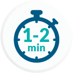 6. Hold for 1-2 min